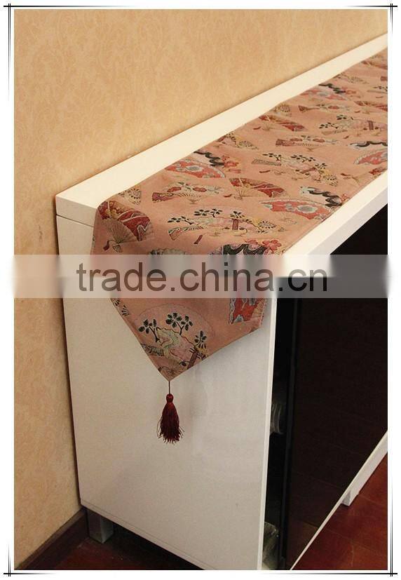 New styles tapestry jacqaurd fabric table mats, table runners