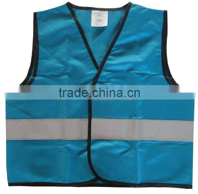 EN1150 roadway warning 100%polyester child safety vest