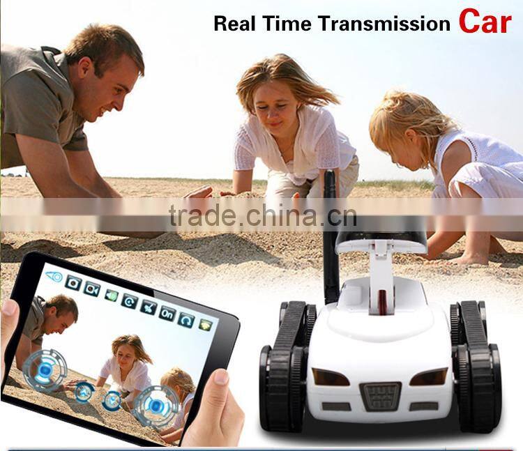 App control 2.4G FPV mini tank with 0.3MP camera