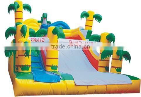 New design inflatable moonwalks with slide combo for kids