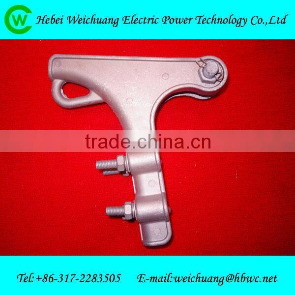 dead end clamp for overhead line fitting