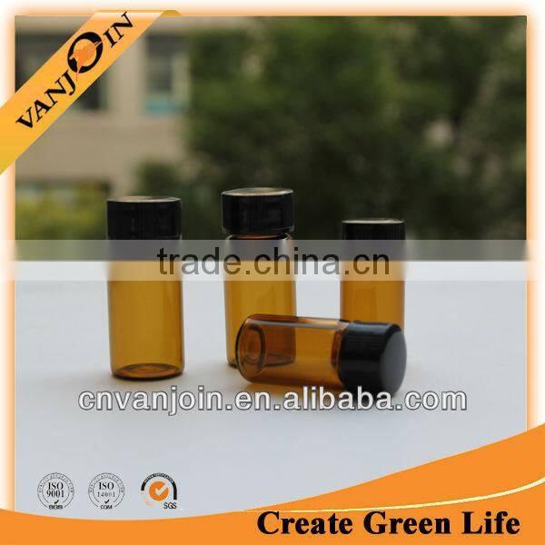 Flint Amber Tubular Glass Vial