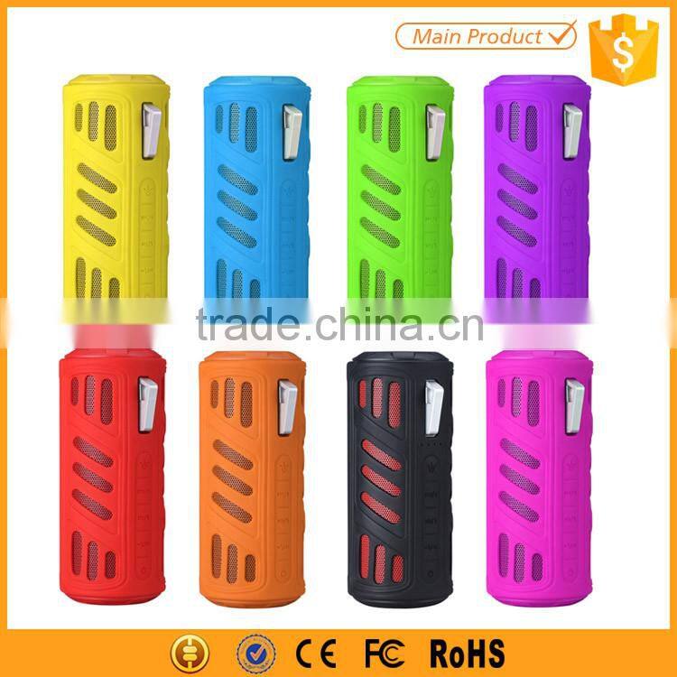 2016 New Hot Style Bluetooth Speaker Mobile Power Flashlight Waterproof Dust Proof Emergency Fell SOS