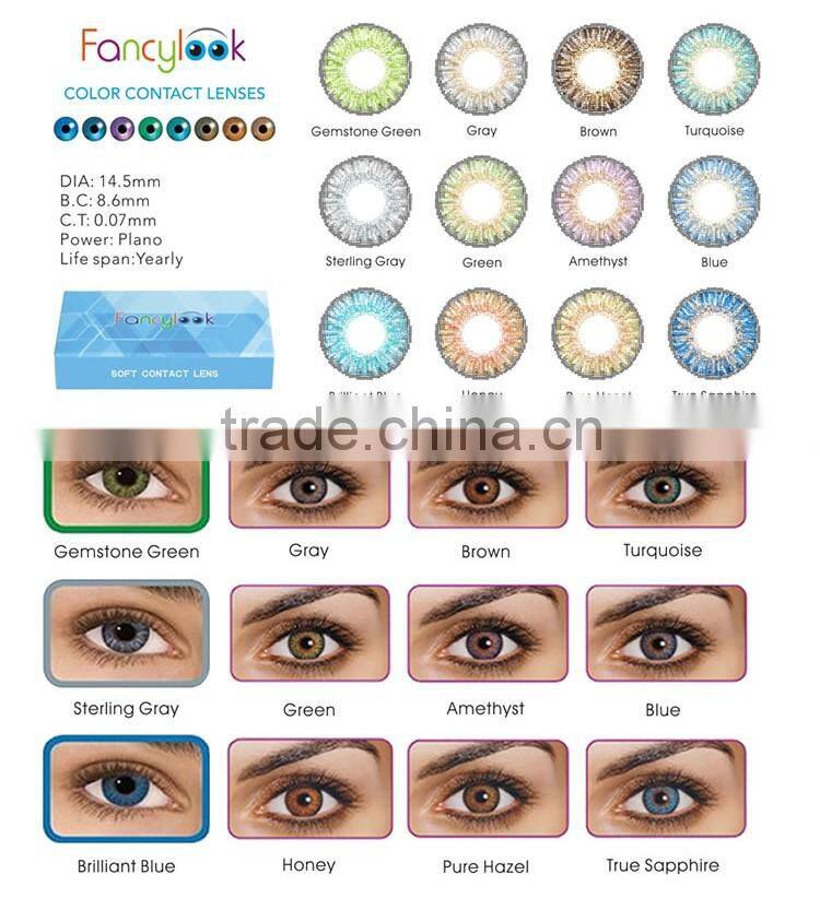 Hot Sale cheap color freshlook contact lenses from china