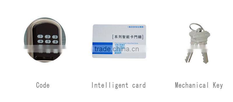 indoor digital lock with mf card key for apartment