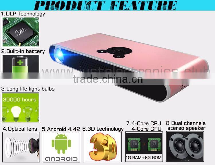 Cost-effective DLP High Lumens 3D Cheapest Mini Portable Projector