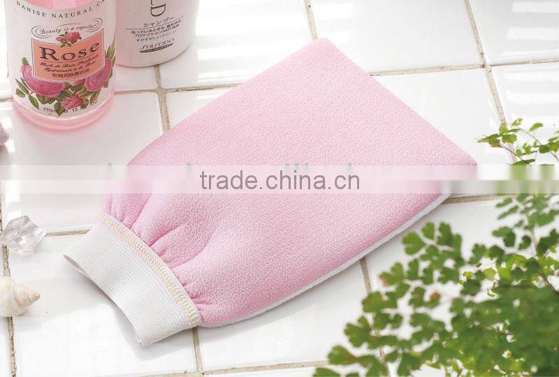 wholesale high grade five fingers bathing gloves,exfoliating gloves bath mitt wholesale