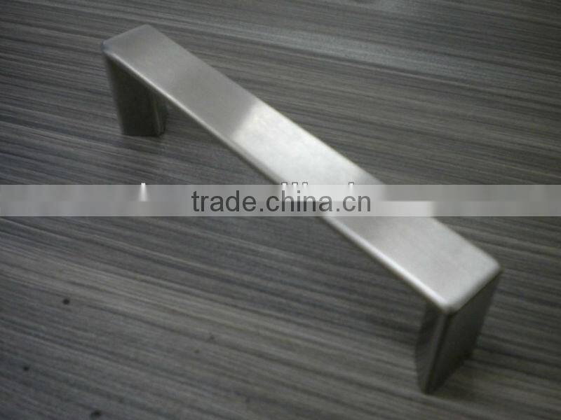Brushed hollow triangle SS tube handle