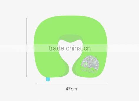 Super soft TPU inflatable travel U shape neck pillow