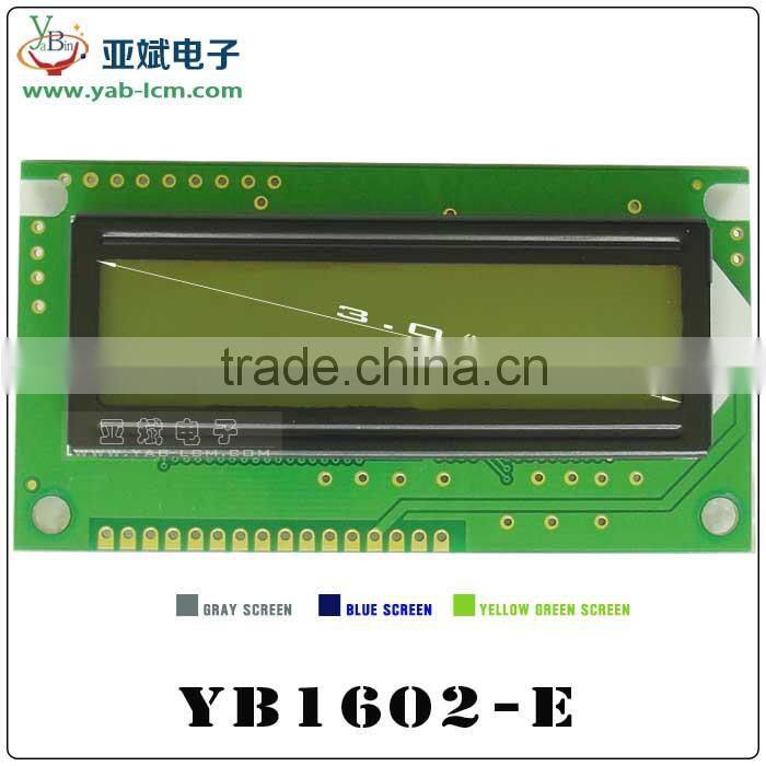 lcd 1602 Blue/ Yellow Green/gray 5V /3.3V 16x2 character lcd module