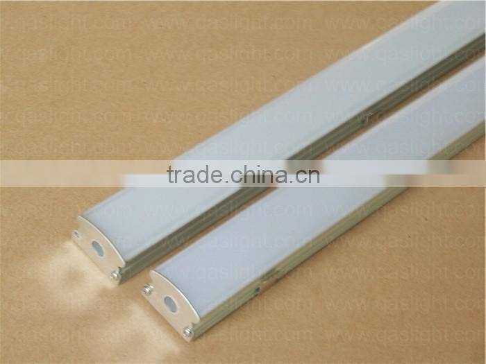 25x18mm Surface Mounted Aluminum LED profile For Glass Shelf Light