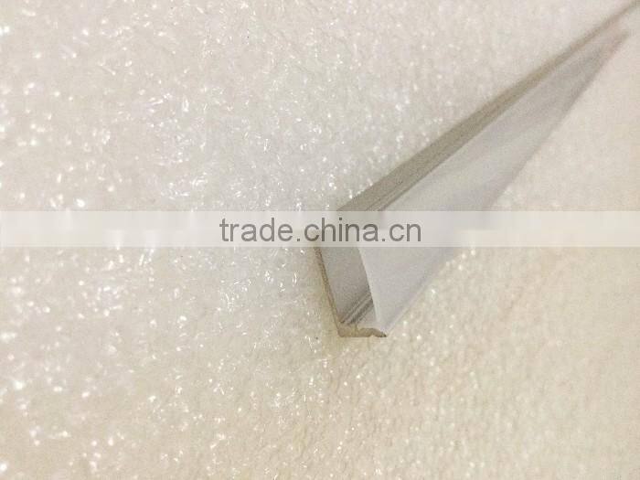 23x10mm white RGB 3in1/rgbw 4 in 1led bar light Flat Aluminum LED Profile For Cabinet Decoration