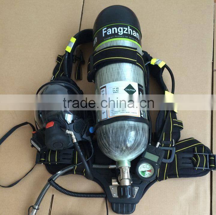 CE/EC approved 6.8L Breathing apparatus with communication device
