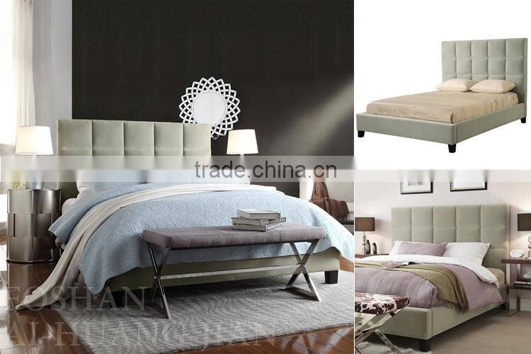 cheap modern fasion headboard latest design fabric bed