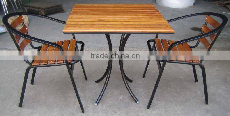 Good quality dining table chairs restaurant aluminum set YC020 YT8A