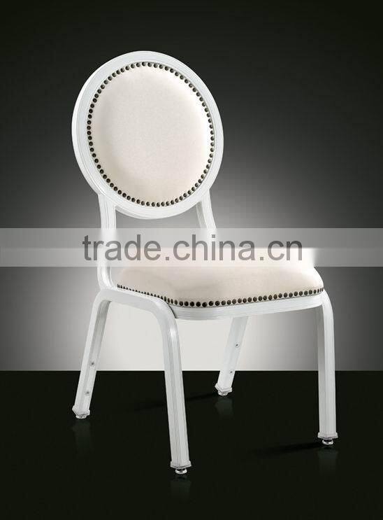 E-001 High grade restaurant canteen chairs with aluminium legs