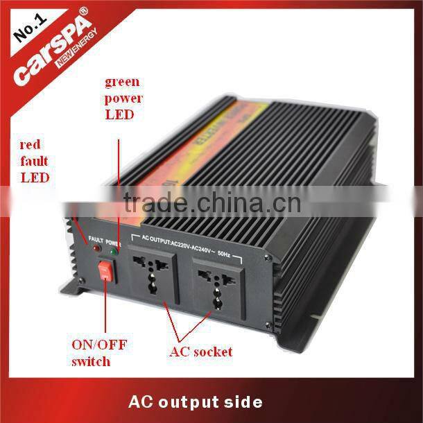 1500 watts voltage converter with double AC output 48v 110v