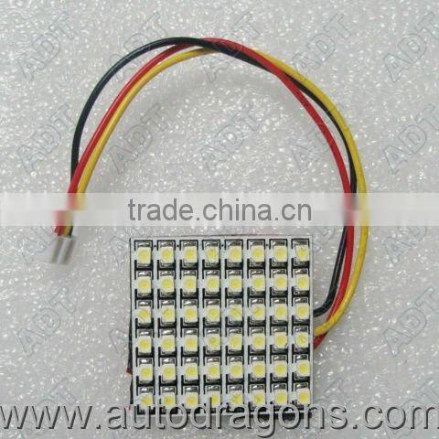 Panel White 48-3528 6*8 SMD LED Car Interior Dome Reading Light Bulbs Lamp