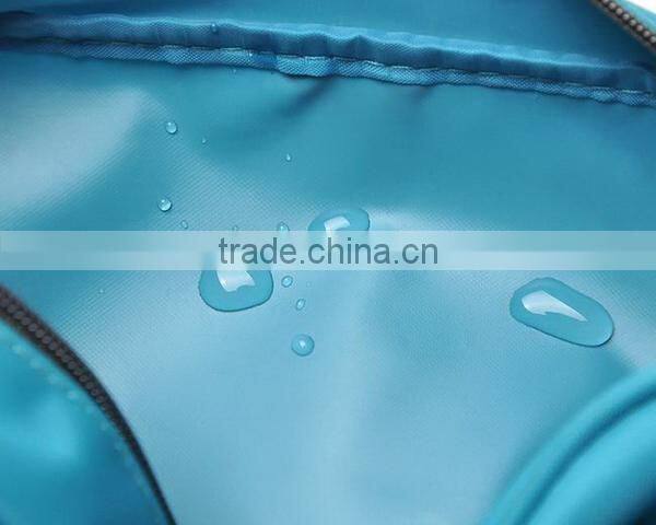 Fashionable cheap clear cosmetic bags handle zipper