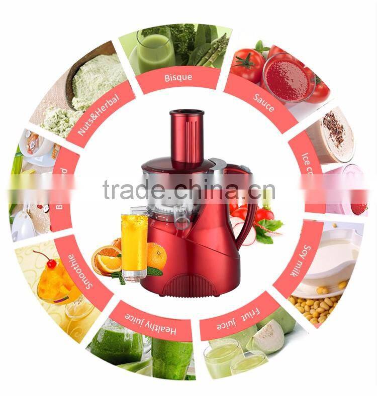 Cool press slow juicer with single auger JT-2012