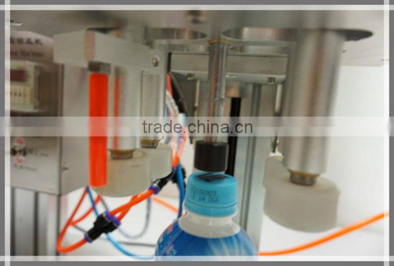Semi Automatic Caps Twisting Machinery for Bottles Factory