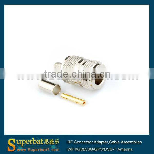 n type rf connector rf coaxial connector Crimp Jack connector for LMR195