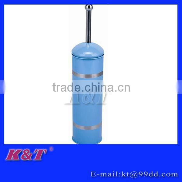 fashion design blue color stainless steel Toilet brush holder