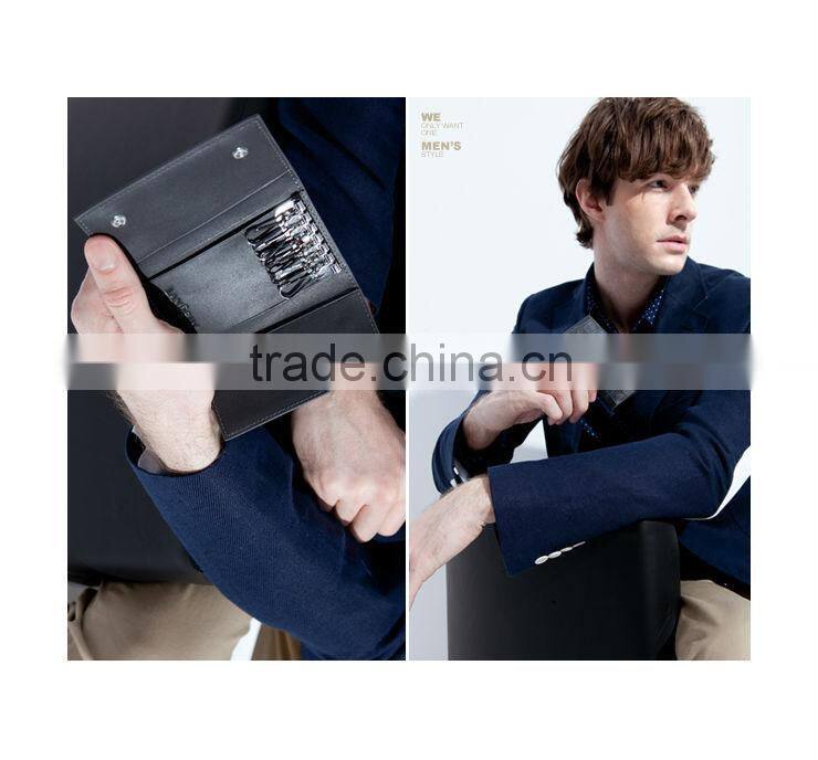 stylish cheap Genuine Leather man key holder