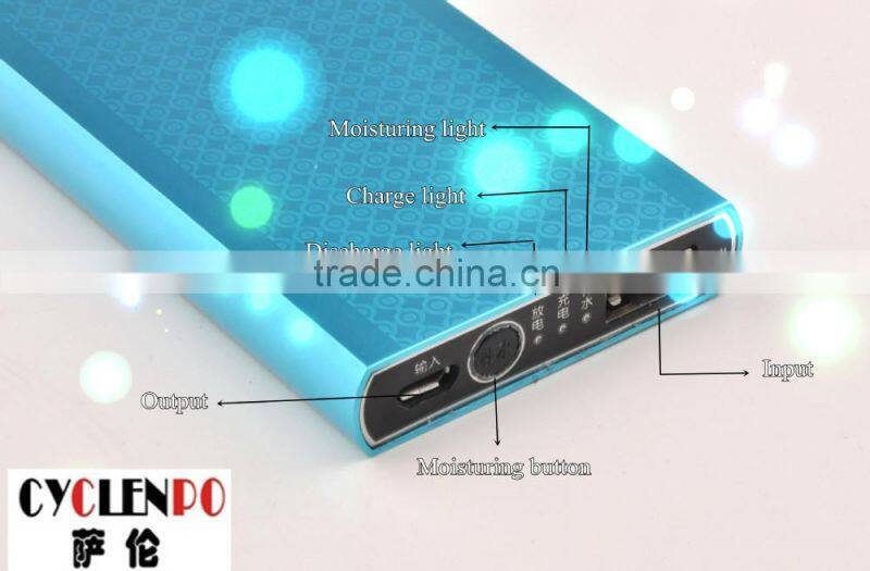 cyclenpo dual-use nano spray machine & 4000mah mobile power bank lipo battery cell