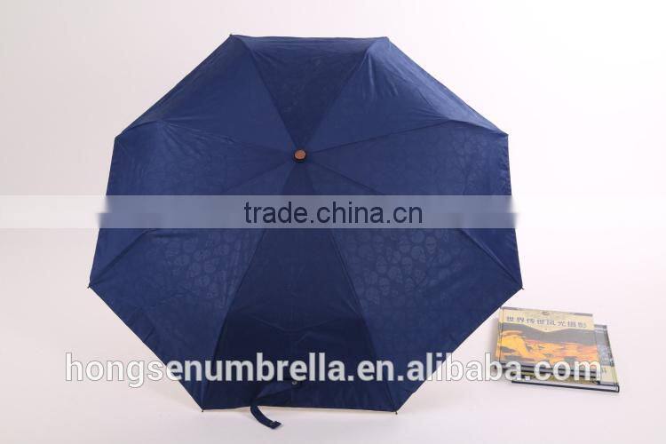 3 fold easy open and close skull shape handle folding Umbrella