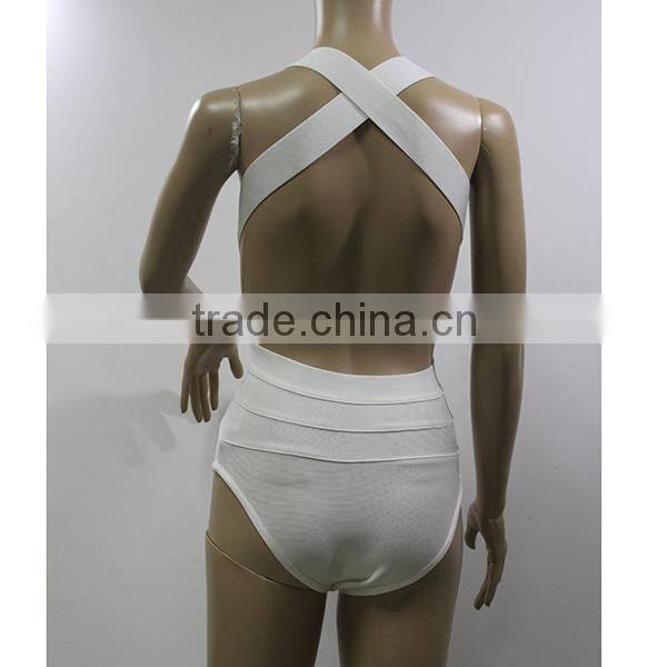 In sale white backless dress sexy hollow out white swimsuit