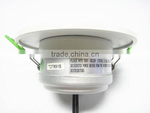 Aluminum 12w round led downlight housing