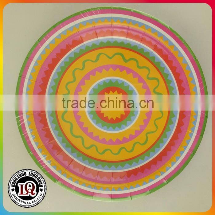 Disposable Fancy Christmas Paper Plate