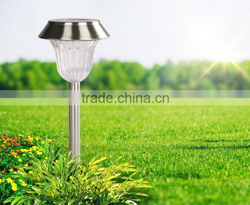 Stainless Steel Insert Type Garden Light LED Solar Lawn Lamp
