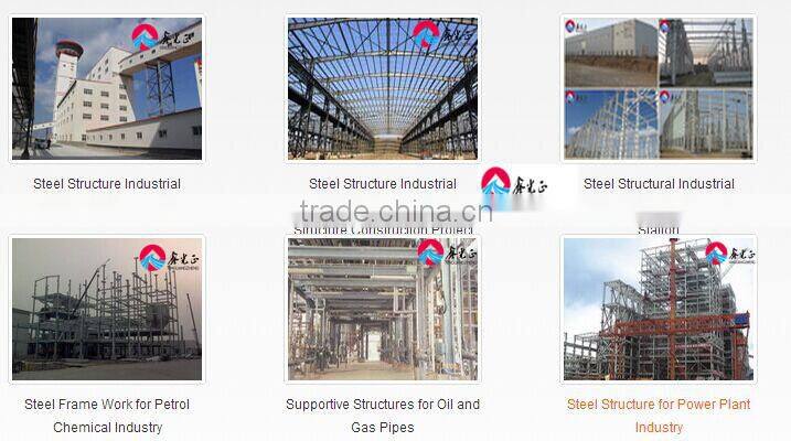 Workshop building steel structure and sandwich panel