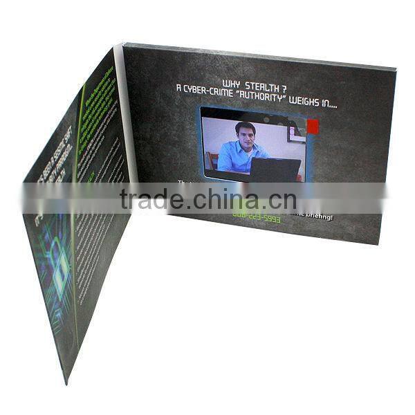 Bulk custom graphics video business card