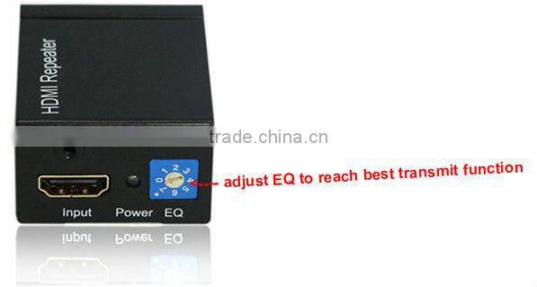 Best quality new arrival hdmi repeater extender 35 m with EQ 4K30Hz