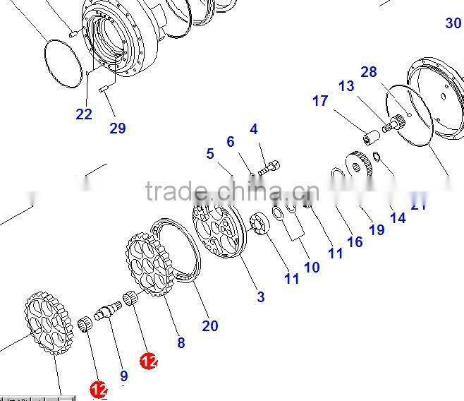 EXCAVATOR needle bearing 60X84X36 K608436 60*84*36