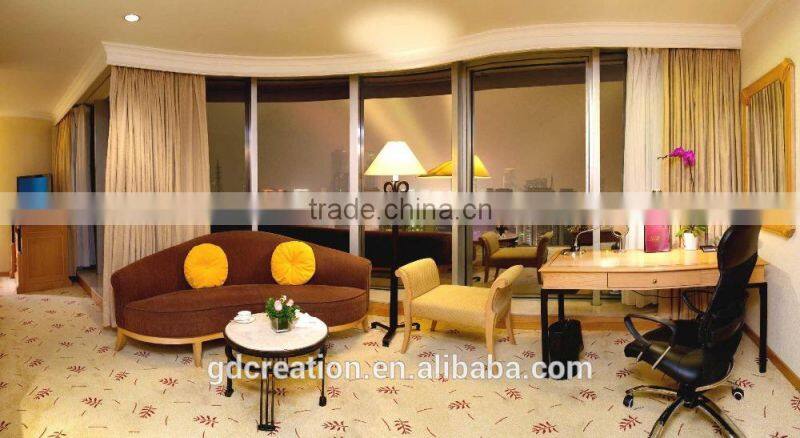 Living room coffee table glass table