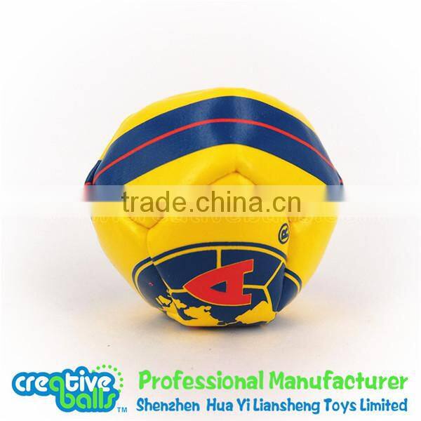 Promotional cheap footbag,custom funny hackysack.