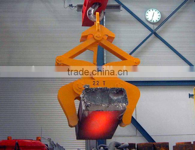slab clamp with hook lifting steel plate