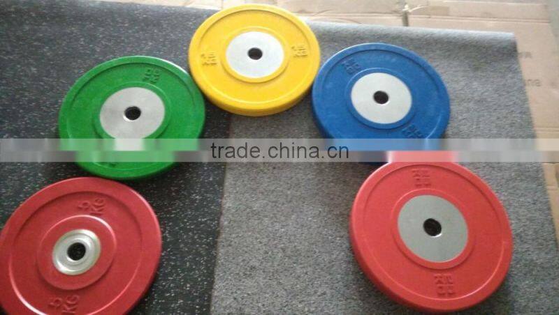 Crossfit 15kg yellow competition bumper plates