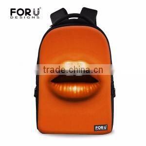 Colorful Lip Sexy Laptop Bags,Fashionable Laptop Bags,Backpack Laptop Bags