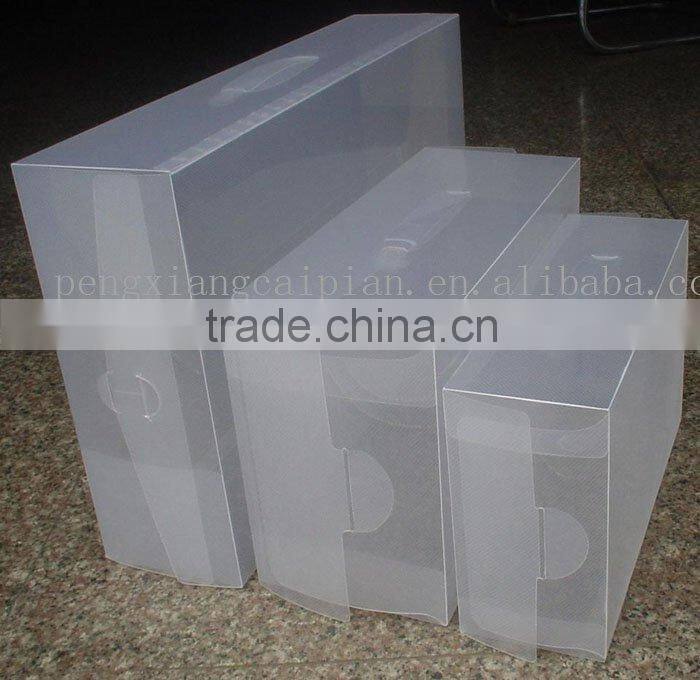 plastic shoe boxes