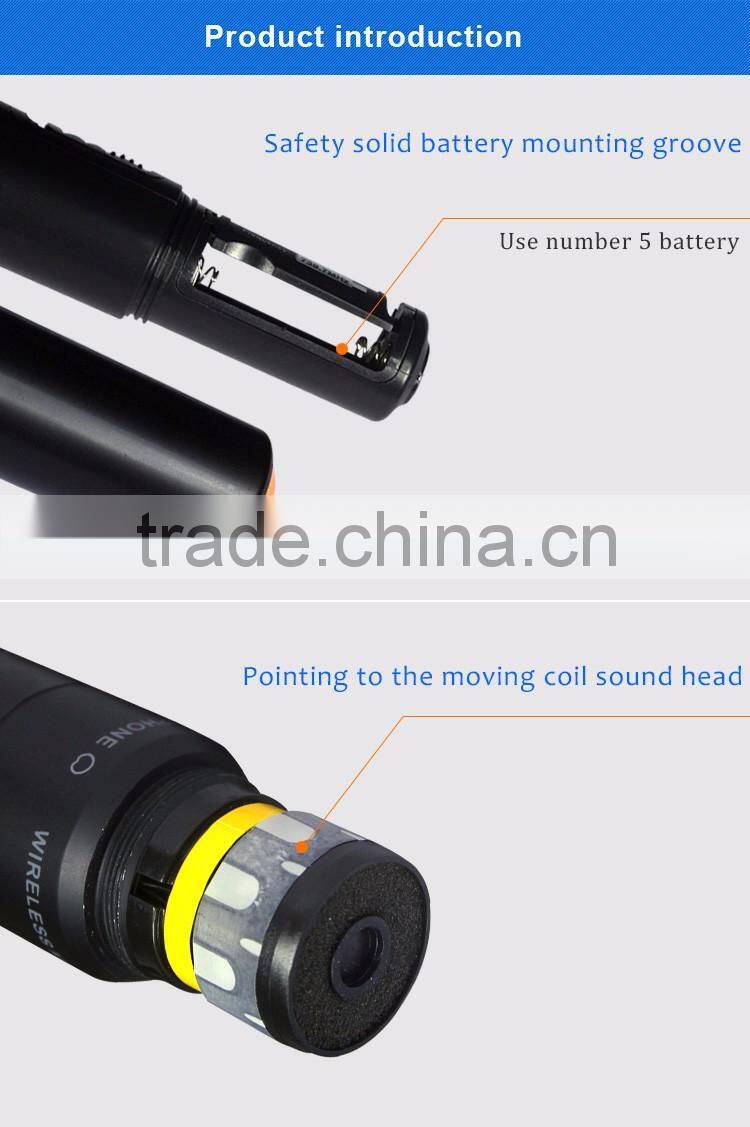 Handheld wireless moving coil microphone professional music recording equipment