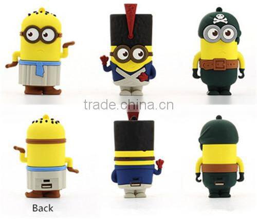 2015 NEW ARRIVAL Christmas gifts cartoon power bank 5200mah with high quality