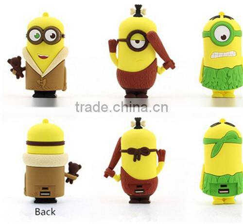 2015 NEW ARRIVAL Christmas gifts cartoon power bank 5200mah with high quality