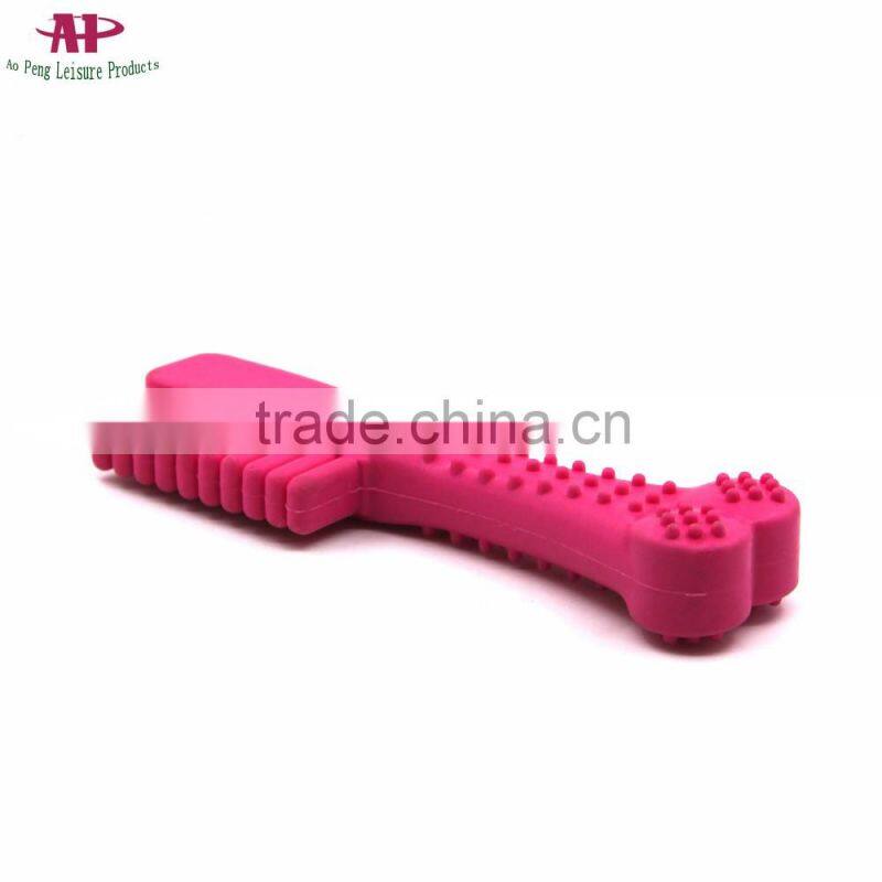 Dog Soft Rubber Toy Dog Teeth Dental Toy