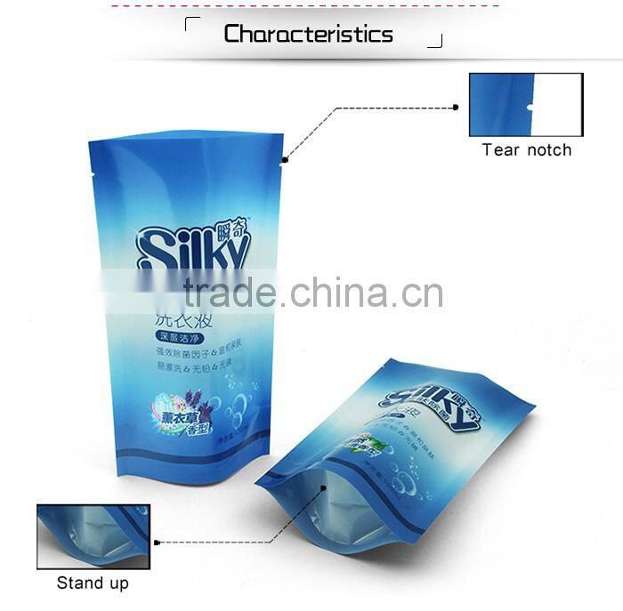 stand up zip lock top bag liquid bag bottom gusset plastic package bag