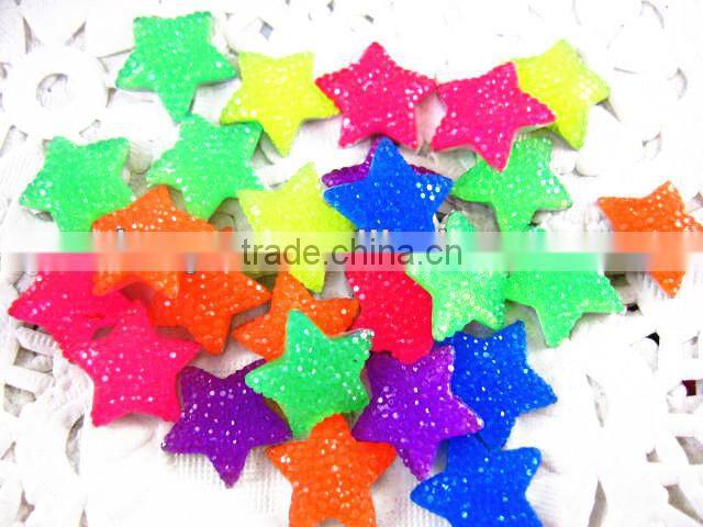 Shining Resin mini star-Flat back resin craft(Cabochon)